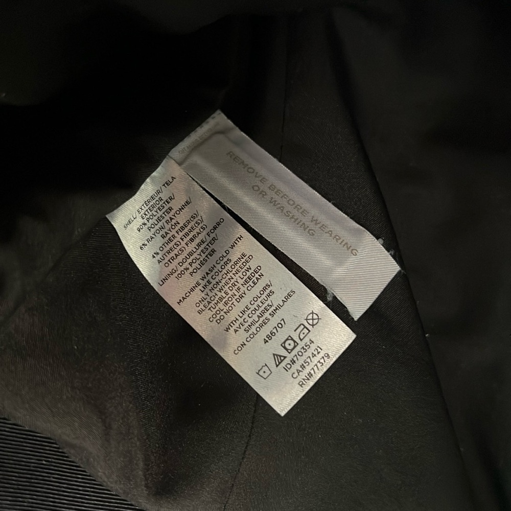 Ann Taylor Black Tweed Moto Jacket 2P - Picture 3 of 5